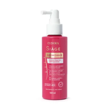 Tônico Antiqueda Concentrado Siàge DermoHair Resistência Antiqueda 100ml