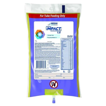 Nutrição Enteral E Oral Impact 1.5 S/F Sem Sabor 1L