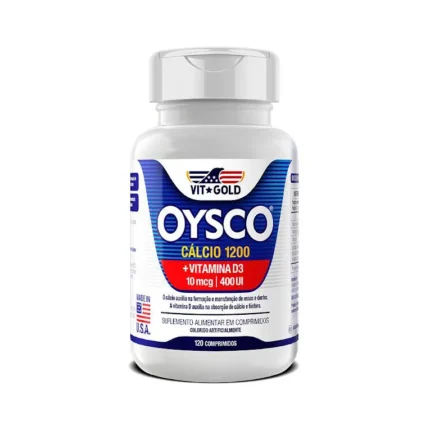 Oysco Cálcio 1200 mg + Vitamina D3 120 Comprimidos