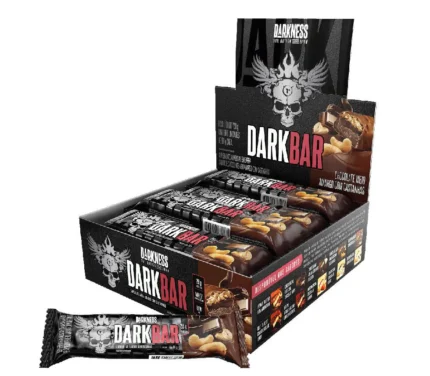 Dark Bar Caixa 8 unidades (720g) - Sabor: Choc. Meio Amargo C/ Castanhas - (nova Embalagem)