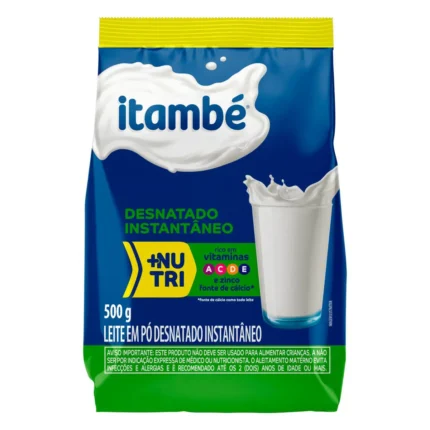 Leite em Pó Desnatado Instantâneo Itambé +Nutri 500g