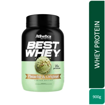 Whey Protein Best Whey Atlhetica Nutrition Pistache e Original 900g