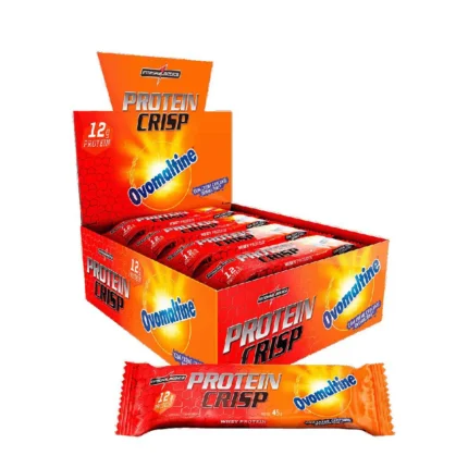 Crisp Bar Caixa 12 unidades (540g) - Sabor: Ovomaltine