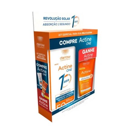 Kit Darrow Actine One Protetor Solar Facil FPS50 40g + Gel de Limpeza 40g