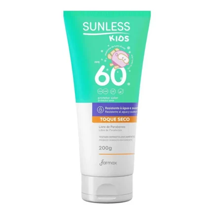 Protetor Solar Infantil Sunless Kids Fps 60 200g
