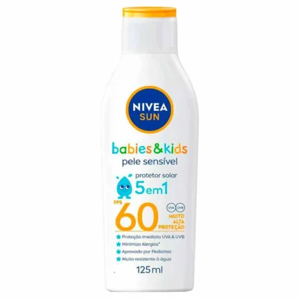 Nivea Sun Protetor Solar Kids & Babies Pele Sensível Fps 60 125ml