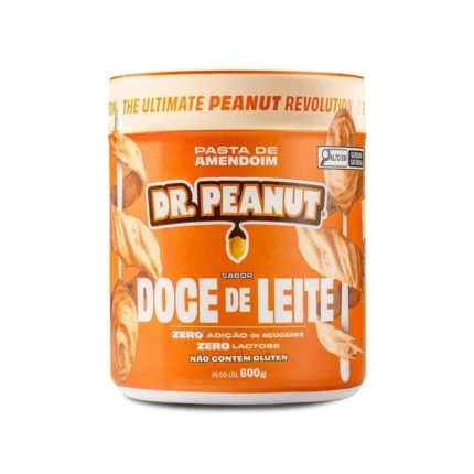 Pasta de Amendoim Doce de Leite com Whey Protein Dr. Peanut 600g