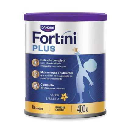 Fórmula Infantil Fortini Plus Danone Baunilha 3 a 10 anos 400g