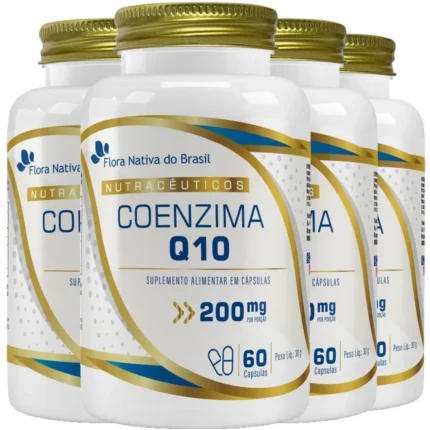 Coenzima Q10 200mg 4 X 60 cápsulas Flora Nativa