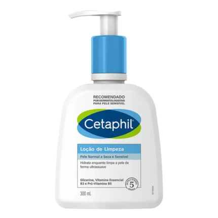Loção de Limpeza Facial Cetaphil Pele Seca e Sensível 300ml