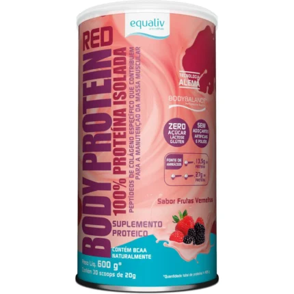 Whey Protein Equaliv Body Protein Frutas Vermelhas 600g