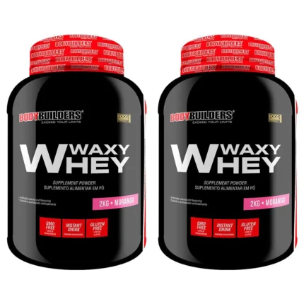 Kit Whey Protein BodyBuilders Waxy Whey Baunilha 2kg 2 unidades