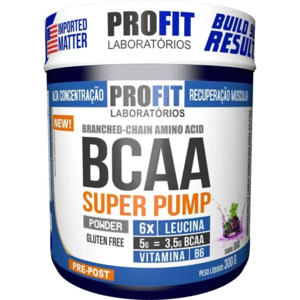 Bcaa Super Pump Powder 6:1:1 - 300G Uva - Profit
