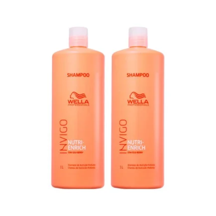 Kit Wella Professionals Invigo Nutri-enrich - Shampoo 1l (2 Produtos)