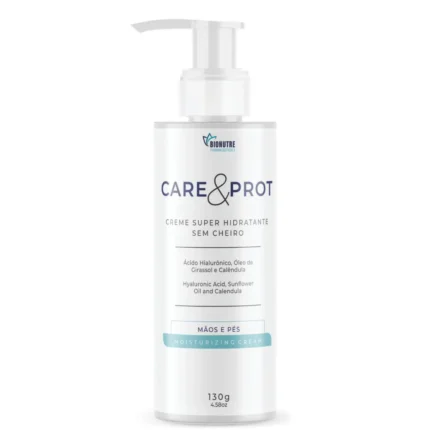 Creme Super Hidratante Pés e Mãos Sem Cheiro 130g Care&prot Bionutre Pharmaceuticals - Quimioterapia