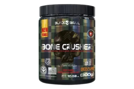 Pré-treino Bone Crusher 300g Frutas Vermelhas - Black Skull