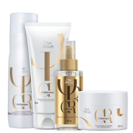 Kit Wella Professionals Oil Reflections Luminous (4 Produtos)